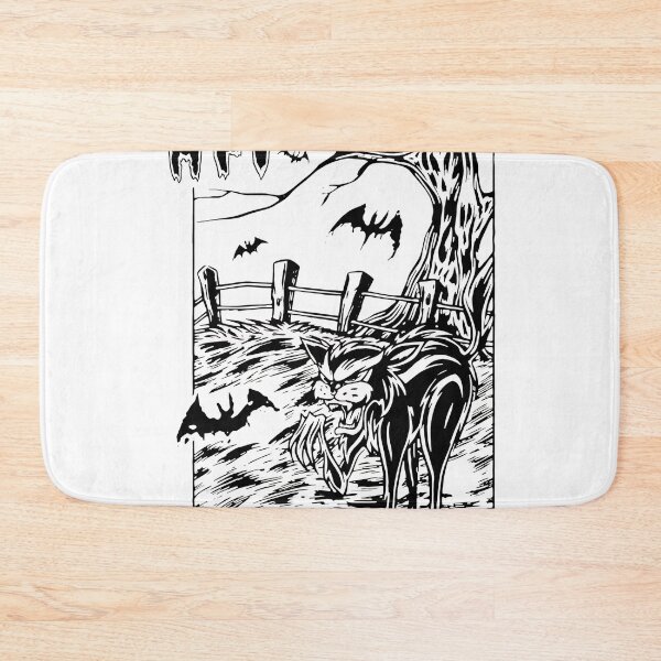 Item preview, Dark Feline Fence Line Graphic designed and sold by snugglee.