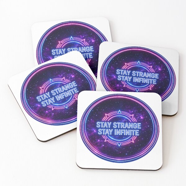 Item preview, Stay Strange, Stay Infinite — Cosmic Glow Edition designed and sold by bluesirian22.