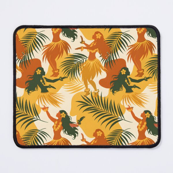 Item preview, Tropical Hawaiian Hula Dancer Palm Leaf Pattern iPhone Case designed and sold by FestivityFinds.