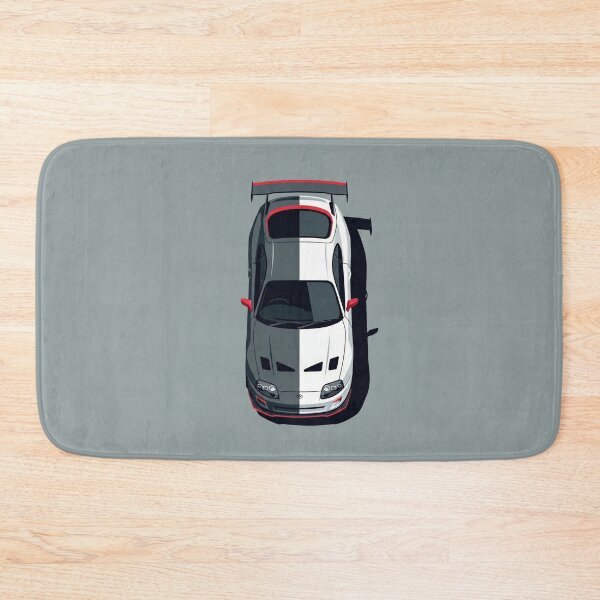 Item preview, Toyota Supra MK4 Orange JDM Classic Top View Vector Art designed and sold by Motorline44.
