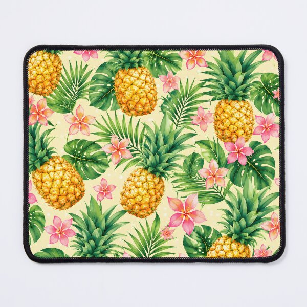 Item preview, Tropical Pineapple & Plumeria Flowers Summer iPhone Case designed and sold by FestivityFinds.