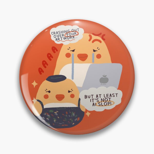 Item preview, AI is not Art! - Mochi Bird Series designed and sold by aaalou.