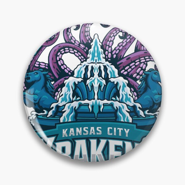 Item preview, KC Krakens Water Fountain Creature Emblem designed and sold by msolgray.