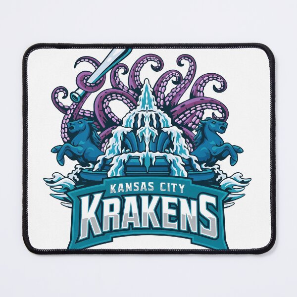 Item preview, KC Krakens Water Fountain Creature Emblem designed and sold by msolgray.