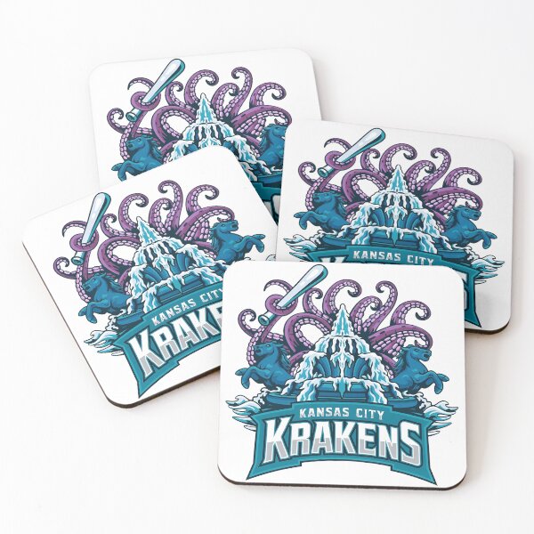 Item preview, KC Krakens Water Fountain Creature Emblem designed and sold by msolgray.