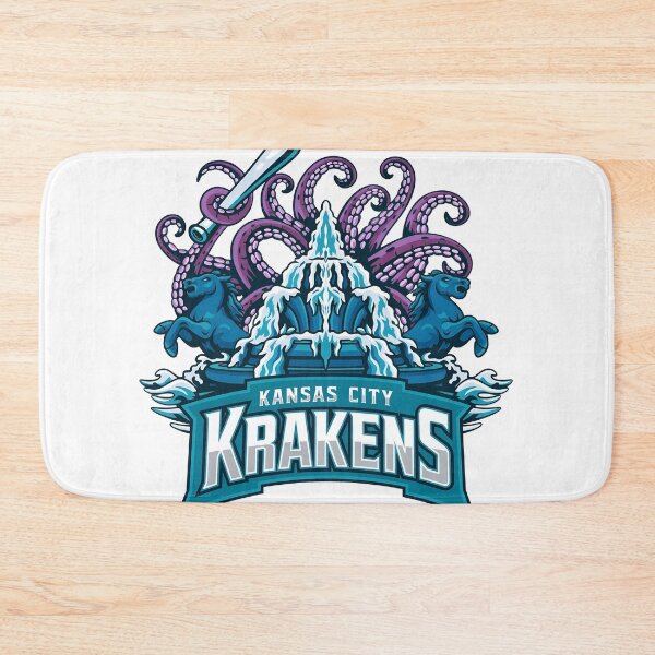 Item preview, KC Krakens Water Fountain Creature Emblem designed and sold by msolgray.