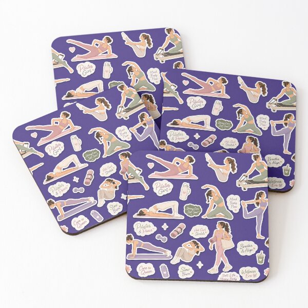 Item preview, Pilates Girl Wellness Sticker Collection designed and sold by castillomiami.