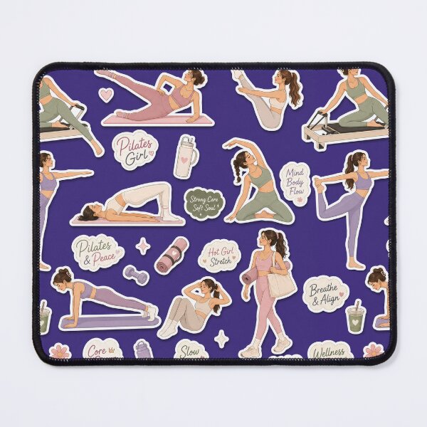 Item preview, Pilates Girl Wellness Sticker Collection designed and sold by castillomiami.