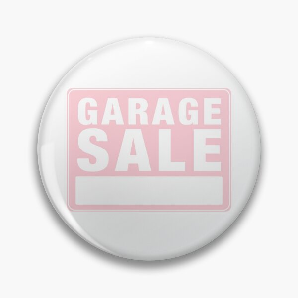 Item preview, Garage sale yard sale sign pink designed and sold by The Pink Feather.