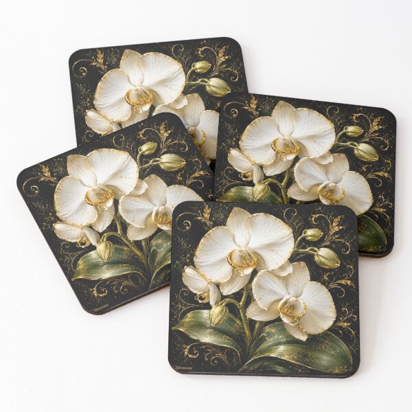 Item preview, White Orchids designed and sold by Stocksom  Art Prints.