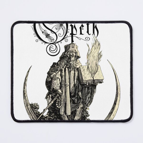 Item preview, Mystic Figure Embracing Flaming Book Engraving designed and sold by HumorInHues.