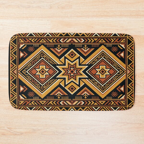 Item preview, Bold Southwestern Tribal Geometric Star Pattern designed and sold by arteresting-art.