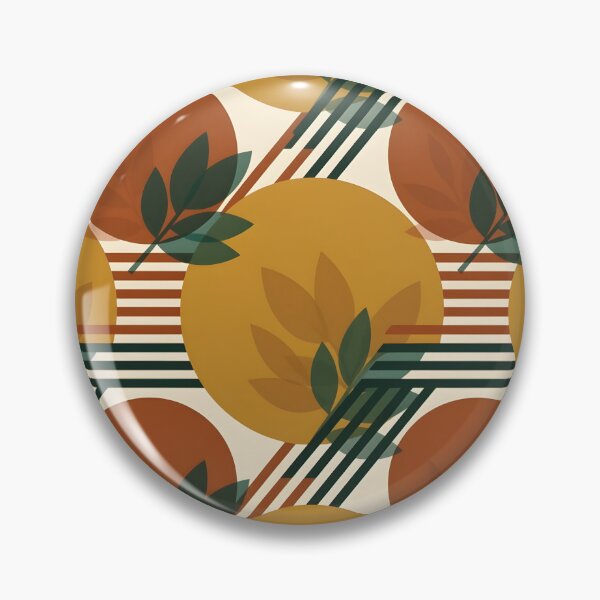 Item preview, Geometric Leaves and Circles Abstract Pattern iPhone Case designed and sold by FestivityFinds.