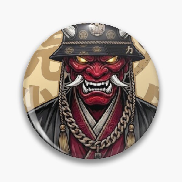 Item preview, Red Oni Mask Streetwear Samurai - Urban Japanese Demon Graphic designed and sold by ArtisticlyVibes.