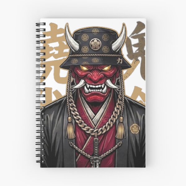Item preview, Red Oni Mask Streetwear Samurai - Urban Japanese Demon Graphic designed and sold by ArtisticlyVibes.