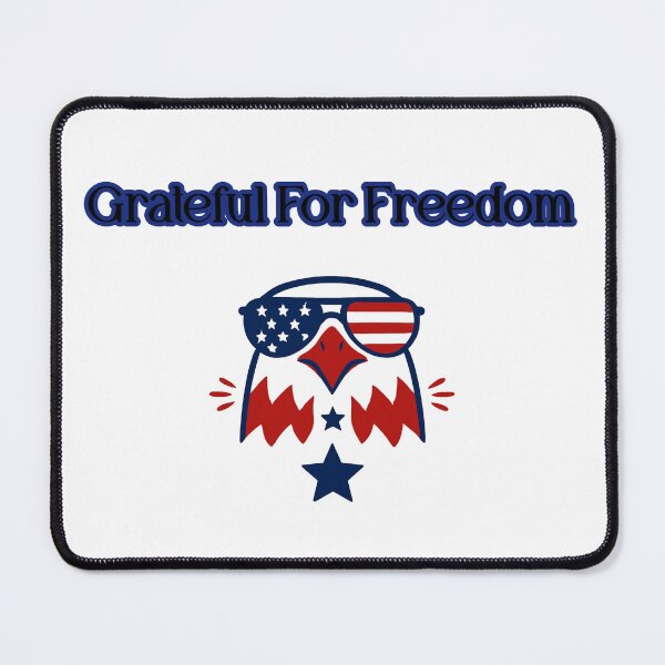 Item preview, Grateful For Freedom National Thanks Design designed and sold by Dreamsartistry.