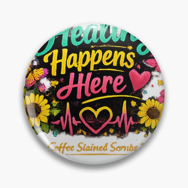 Item preview, Healing Happens Here designed and sold by StainedChapters.