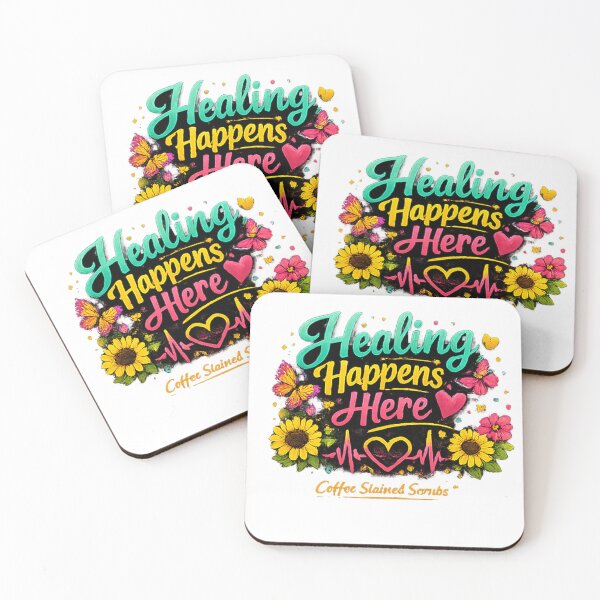 Item preview, Healing Happens Here designed and sold by StainedChapters.