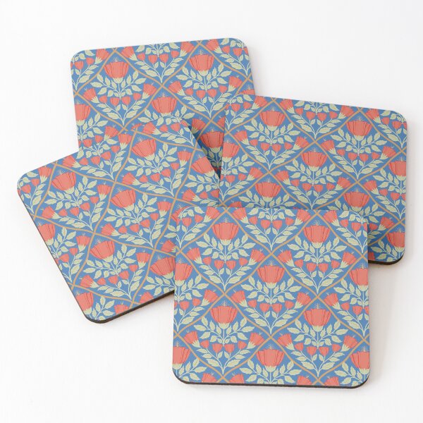 Item preview, Folk Art Tulips Pattern designed and sold by Pinecone Place.