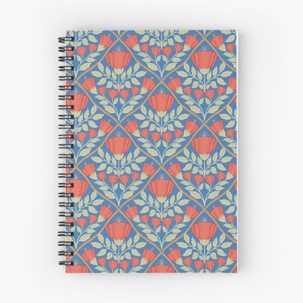 Item preview, Folk Art Tulips Pattern designed and sold by Pinecone Place.