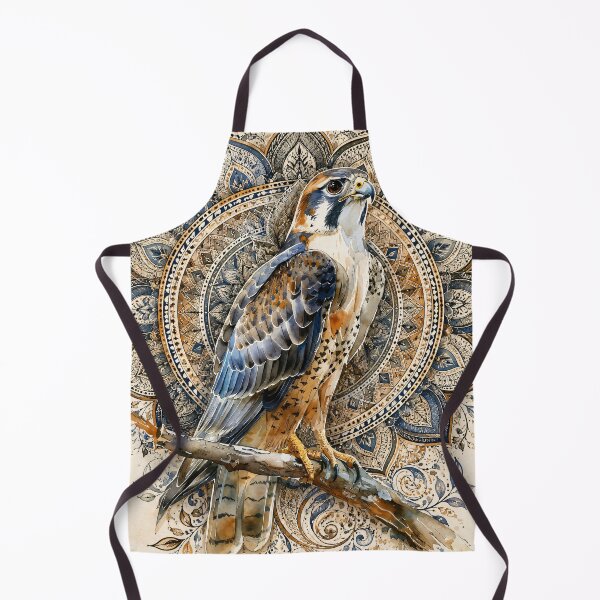 Item preview, Majestic Falcon Mandala Art Print | Wildlife Bird Mandala Wall Art | Sacred Geometry Animal Illustration | Boho Nature Decor designed and sold by suryabumblee.