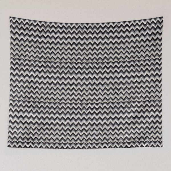 Item preview, Monochromatic Zigzag Knit Pattern with White, Gray and Black Yarn designed and sold by ElementoVisual.
