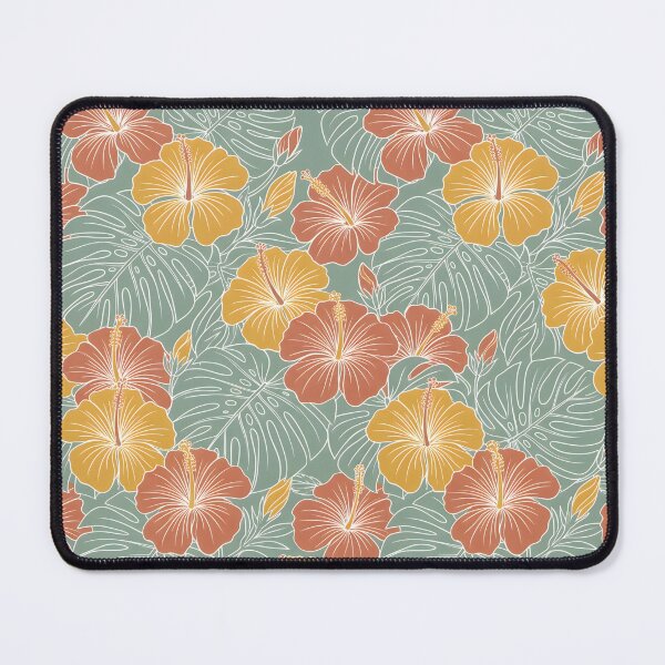 Item preview, Tropical Hibiscus and Monstera Leaves Pattern iPhone Case designed and sold by FestivityFinds.