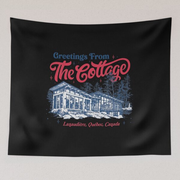 Item preview, Greetings From The Cottage Quebec Getaway Graphic designed and sold by Random-Toon.