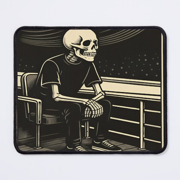 Item preview, Skeleton Concession Balcony Crowd Humor Design designed and sold by Random-Toon.