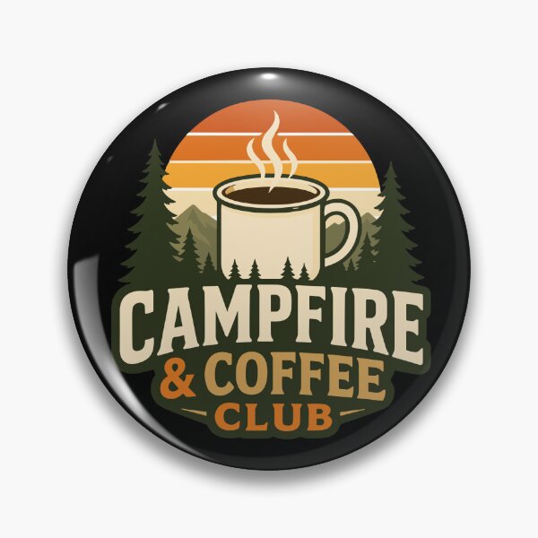 Item preview, Campfire and Coffee Club Vintage Outdoor Adventure designed and sold by American Spirit.