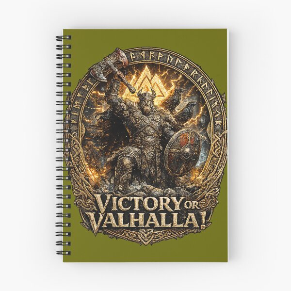 Item preview, VICTORY OR VALHALLA – Viking Warrior Rune Circle | Norse Mythology Design designed and sold by Alchemy Forge.
