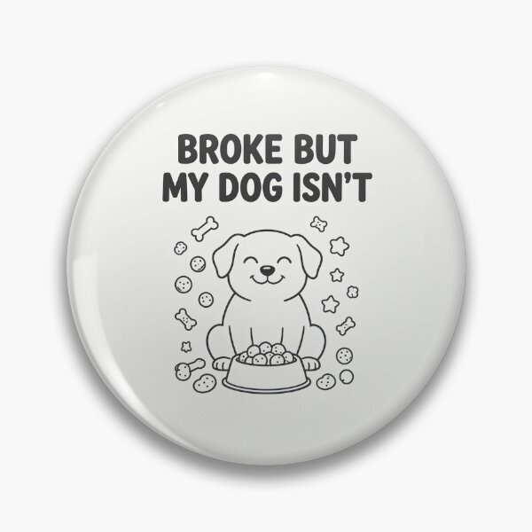 Item preview, Broke But My Dog Isn't Tote Bag | Funny Dog Owner Gift | Dog Mum Bag UK | Dog Dad Gift | Canvas Shopping Bag designed and sold by Exclusive-Marma.