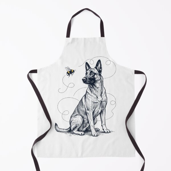 Item preview, Belgian Malinois Bumble Bee Honeybee Dog Lover designed and sold by Kimberley King Art  King Art.