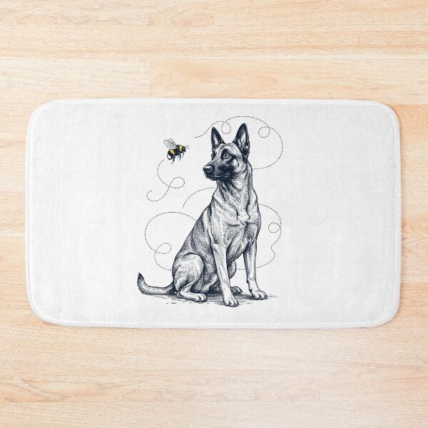 Item preview, Belgian Malinois Bumble Bee Honeybee Dog Lover designed and sold by Kimberley King Art  King Art.