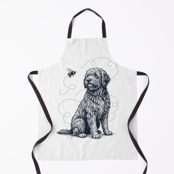 Item preview, Bergamasco Shepherd Bumble Bee Honeybee Dog Lover designed and sold by Kimberley King Art King Art.