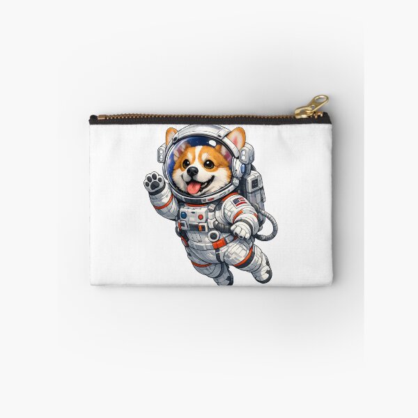 Item preview, Cute corgi dog in astronaut spacesuit floating in space designed and sold by ARIN2550.