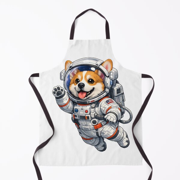 Item preview, Cute corgi dog in astronaut spacesuit floating in space designed and sold by ARIN2550.