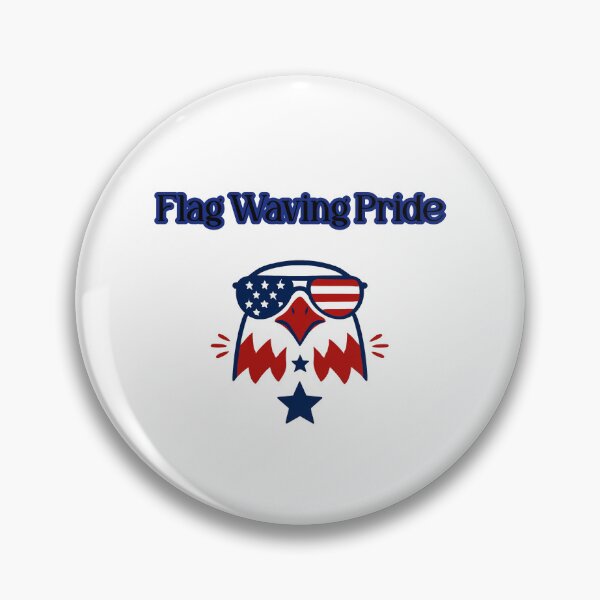 Item preview, Flag Waving Pride American Loyalty Design designed and sold by Dreamsartistry.