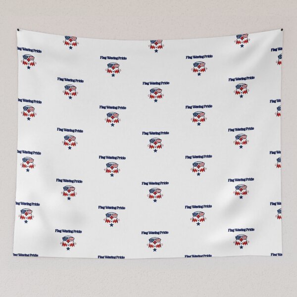 Item preview, Flag Waving Pride American Loyalty Design designed and sold by Dreamsartistry.