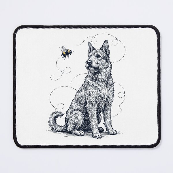 Item preview, Berger Picard Bumble Bee Honeybee Dog Lover designed and sold by Kimberley King Art King Art.