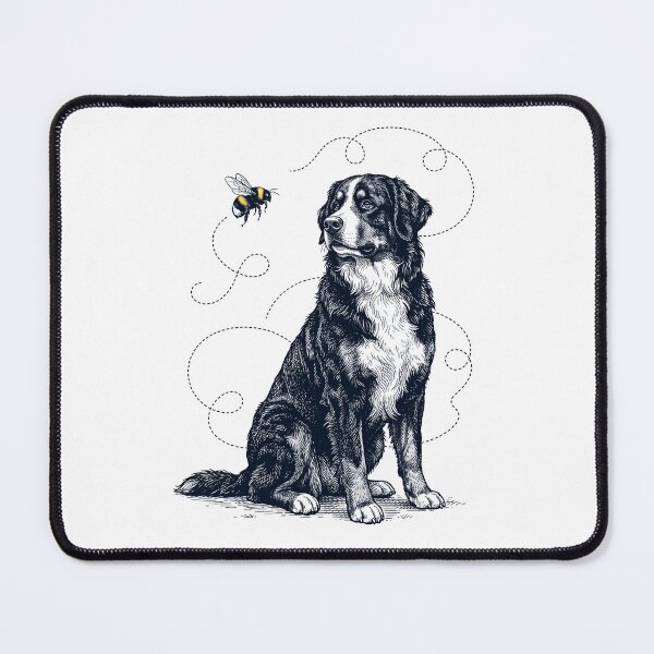 Item preview, Bernese Mountain Dog Bumble Bee Honeybee Dog Lover designed and sold by Kimberley King Art  King Art.