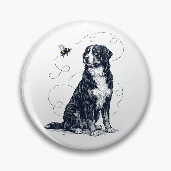 Item preview, Bernese Mountain Dog Bumble Bee Honeybee Dog Lover designed and sold by Kimberley King Art  King Art.