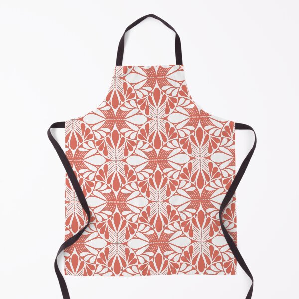 Item preview, Monochrome Folk Art Red Pattern designed and sold by Pinecone Place.