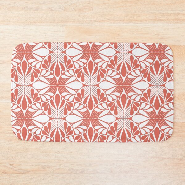 Item preview, Monochrome Folk Art Red Pattern designed and sold by Pinecone Place.