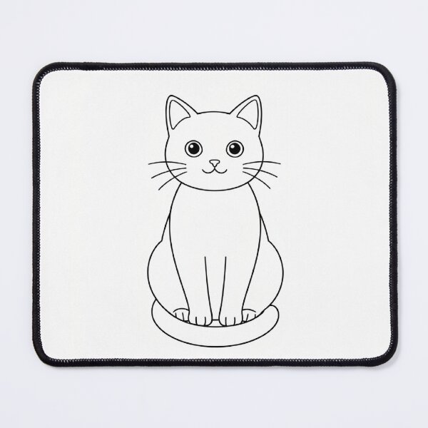 Item preview, Minimalist Cat Line Art | Cute Sitting Cat | Cat Lover Gift | Modern Cat Illustration designed and sold by Exclusive-Marma.