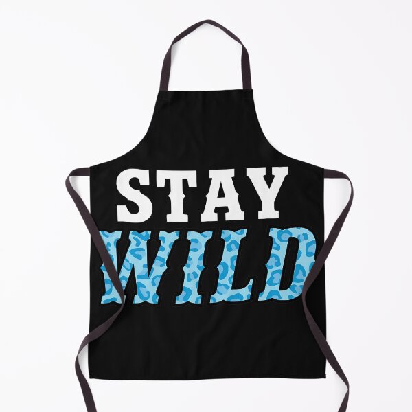 Item preview, Stay Wild Blue Spots Typography Graphic designed and sold by Kartezartion.