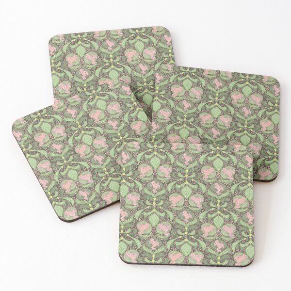 Item preview, Frogs and Leaves Pattern designed and sold by Pinecone Place.
