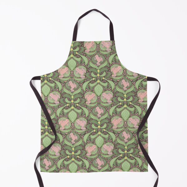 Item preview, Frogs and Leaves Pattern designed and sold by Pinecone Place.