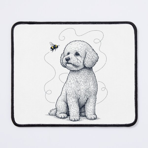 Item preview, Bichon Frise Bumble Bee Honeybee Dog Lover designed and sold by Kimberley King Art  King Art.