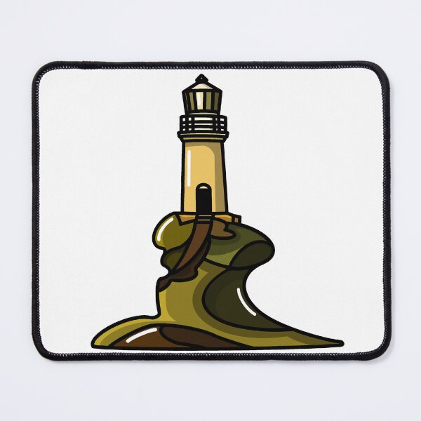Item preview, Tourlitis Lighthouse Sticker | Postcards from Greece Collection designed and sold by BellaDesignCo.